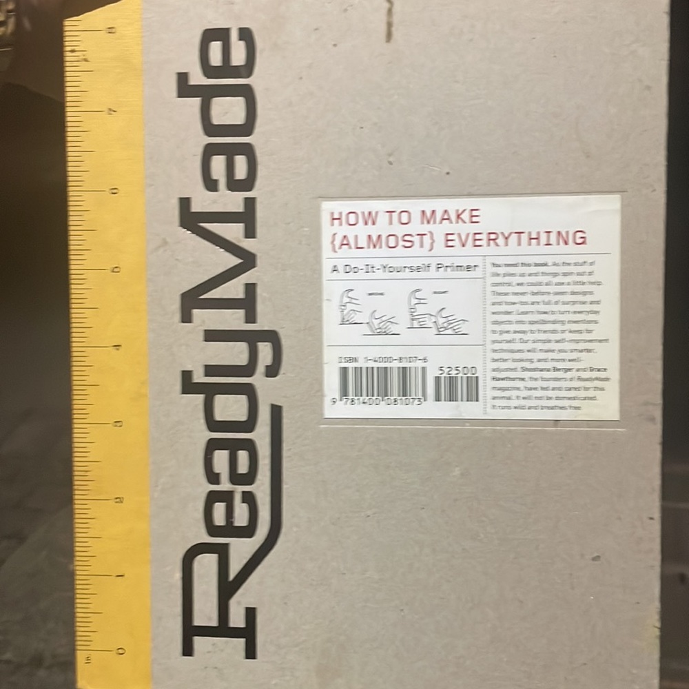DIY Primer “Ready Made - How to Make (Almost) Everything” Hardcover